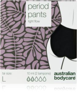 Australian Bodycare Period Pants menstruālās biksītes vājām menstruācijām
