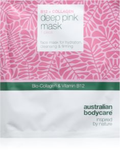Australian Bodycare B12 + Collagen Arkmask För återfuktad och åtstramad hud 1 st.