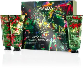 Aveda Holiday Aromatic Gems Hand Relief™ Moisturizing Trio χριστουγεννιάτικο σετ δώρου για τα χέρια