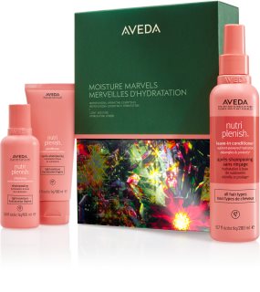 Aveda Holiday Moisture Marvels: Nutriplenish™ Hydrating Essentials Light set cadou de Crăciun pentru păr