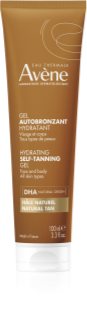 Avène Sun Hydrating Self-Tanning Gel Selvbruner gel til ansigt og krop til alle hudtyper 100 ml