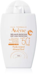 Avène Sun Minéral protection fluid without chemical filters SPF 50+ 40 ml