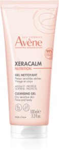Avène XeraCalm Nutrition Cleansing Gel gyengéd tisztító gél száraz és érzékeny bőrre
