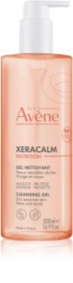 Avène XeraCalm Nutrition нежен измиващ гел за суха и чувствителна кожа