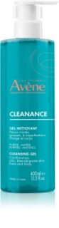 Avène Cleanance Cleansing Gel gel de curățare pentru tenul gras, predispus la acnee 400 ml