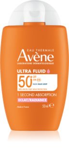 Avène Sun Ultra Fluid Radiance fluid radiant protectie solara SPF 50+ 50 ml