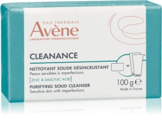 Avène Cleanance Purifying Solid Cleanser baton dermatologic pentru curatare pentru tenul gras, predispus la acnee 100 g
