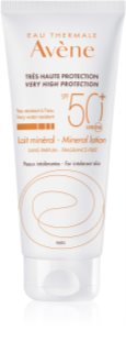 Avène Sun Minéral protective lotion free of chemical filters and fragrance SPF 50+ 100 ml