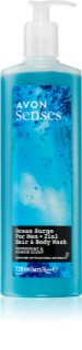 Avon Senses Ocean Surge sampon és tusfürdő gél 2 in 1