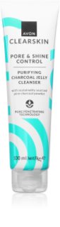 Avon Clearskin Pore & Shine Control tiefenreinigendes Gel mit Aktivkohle 100 ml