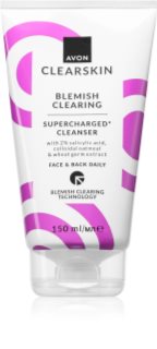Avon Clearskin Blemish Clearing Näo puhastusgeel näonaha punetuse vastu 150 ml