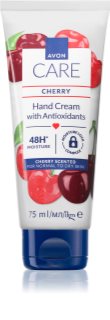 Avon Care Cherry Creme hidratante para mãos para pele normal e seca 75 ml