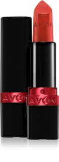 Avon Ultra Matte rouge à lèvres mat hydratant teinte Fiercely Reda 3.6 g
