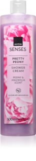 Avon Senses Pretty Peony & Magnolia łagodny krem pod prysznic