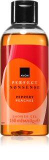 Avon Perfect Nonsense Peppery Peaches parfümös tusfürdő hölgyeknek 150 ml