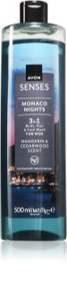Avon Senses Monaco Nights Duschgel 3in1 500 ml