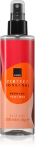 Avon Perfect Nonsense Peppery Peaches parfümözött spray a testre hölgyeknek 200 ml