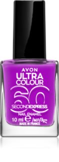 Avon Ultra Colour 60 Second Express greitai džiūstantis nagų lakas atspalvis Ultraviolet 10 ml