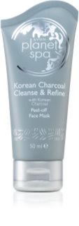 Avon Planet Spa Korean Charcoal Cleanse & Refine máscara facial peel-off com carvão ativo 50 ml