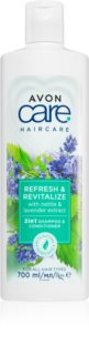 Avon Care Refresh & Revitalize šampon a kondicionér 2 v 1 s revitalizačním účinkem 700 ml