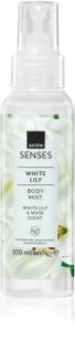 Avon Senses White Lily & Musk освежаващ спрей за тяло 100 мл.