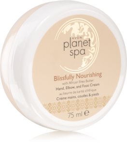 Avon Planet Spa Blissfully Nourishing tápláló kézkrém lábakra 75 ml