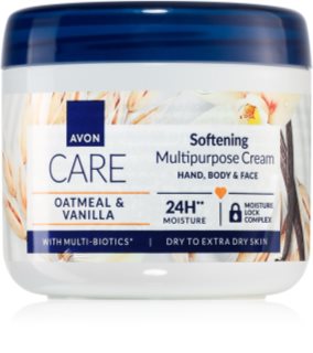 Avon Care Oatmeal & Vanilla crème multi-usages visage, mains et corps 400 ml