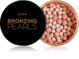 Avon Ultra Colour Pearls puder brązujący w kulkach odcień Rosy Bronze 28 g