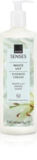 Avon Senses White Lily & Musk енергетичний крем для душа