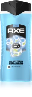 Axe Ice Chill felfrissítő tusfürdő gél 3 az 1-ben
