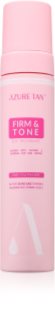 Azure Tan Firm & Tone espuma autobronceadora para el cuerpo tono Dark To Ultra Dark 200 ml
