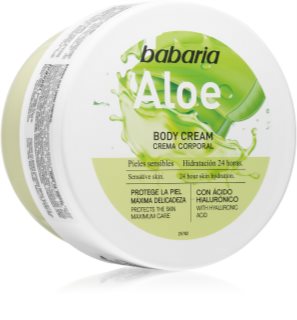 Babaria Aloe Vera hydratačný telový krém pre citlivú pokožku 400 ml
