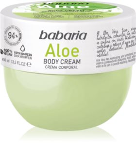 Babaria Aloe Vera creme corporal hidratante para pele sensível 400 ml