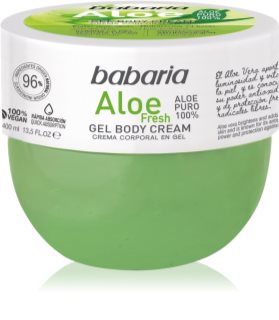 Babaria Aloe Vera gel hidratante para corpo para todos os tipos de pele 400 ml