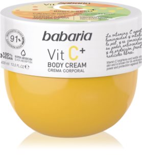Babaria Vitamin C creme corporal hidratante para todos os tipos de pele 400 ml