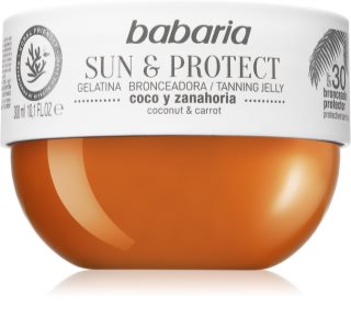 Babaria Tanning Jelly Sun & Protect Skyddande gel SPF 30 300 ml