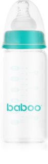 Baboo Anti-Colic Glass Bottle γυάλινο μπιμπερό κατά των κολικών 0m+ 120 ml