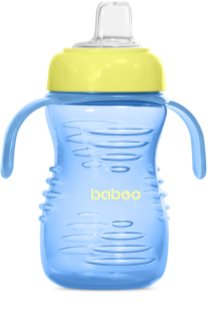 Baboo Cup with Silicone Spout čašica sa slamkom Blue, 6m+ 260 ml