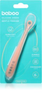Baboo Silicone Spoon petite cuillère Peachy Keen 6m+ 1 pcs