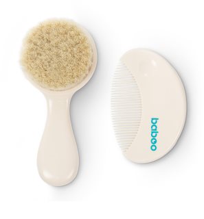 Baboo Baby Hair Brush and Comb Set set for hair for children from birth 2 pc
