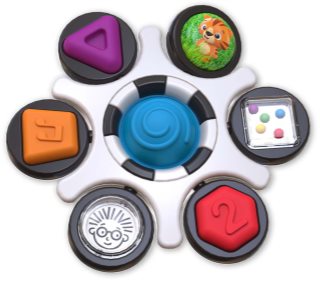 Baby Einstein Curiosity Clutch Twist & Pop jouet d’activité 3 m+ 1 pcs