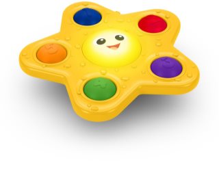 Baby Einstein Pop & Glow Starfish activity toy 6 m+ 1 pc
