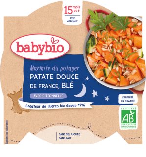 Babybio BIO sladký brambor a pšenice dětský příkrm 260 g