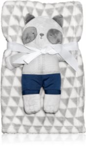 Babymatex Panda Grey zestaw upominkowy dla dzieci od urodzenia