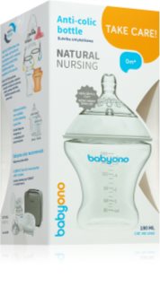 BabyOno Take Care butelka dla niemowląt antykolkowy