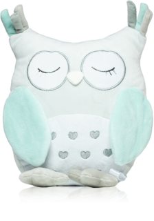 BabyOno Have Fun Owl Sofia stuffed toy with rattle Blue 1 pc