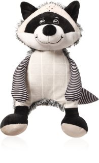 BabyOno Rattle Toy Rocky Racoon interaktív plüssjáték 25x13 cm 1 db