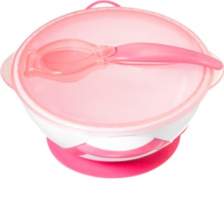 BabyOno Be Active Suction Bowl with Spoon set posate per bambini