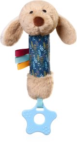 BabyOno Squeaky Toy 0m+ soft squeaky toy Willy the Dog 1 pc