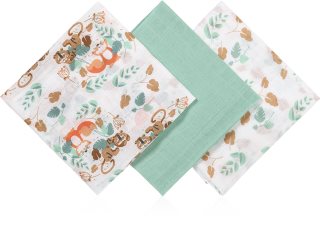 BabyOno Super Soft Mint mosható pelenkák 70x70 cm Mint 3 db